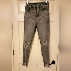 American Eagle curvy highest rise jegging 6 long